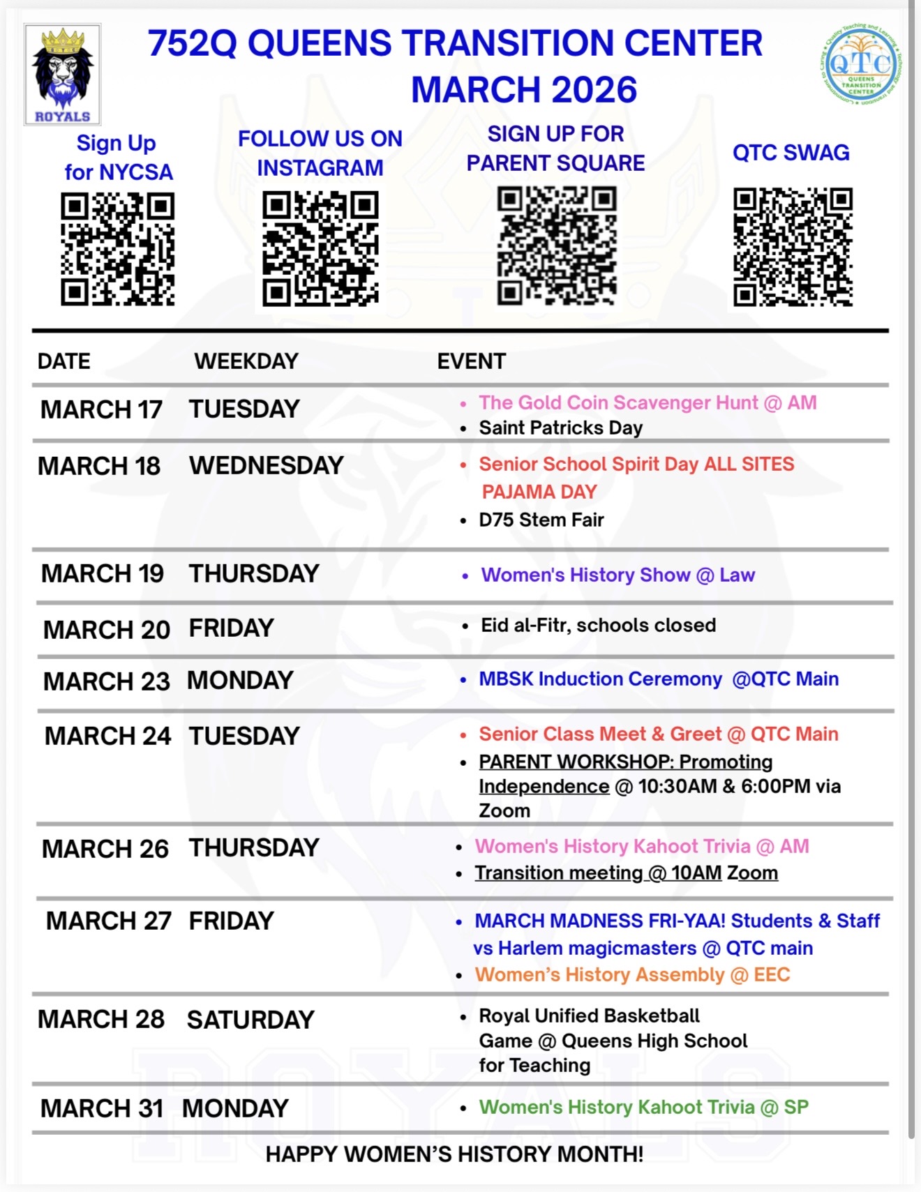 march calendar pg 2